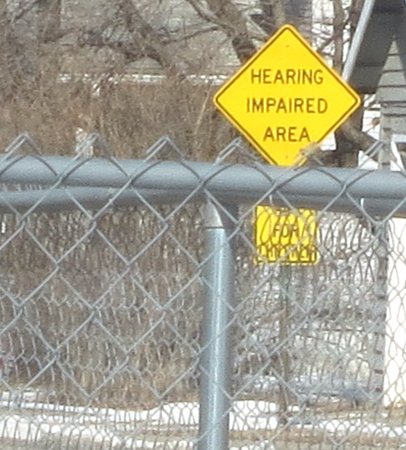 hearing impaired sign