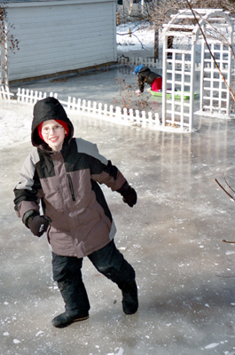 Caleb skating