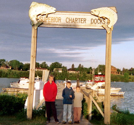 the charter's dock